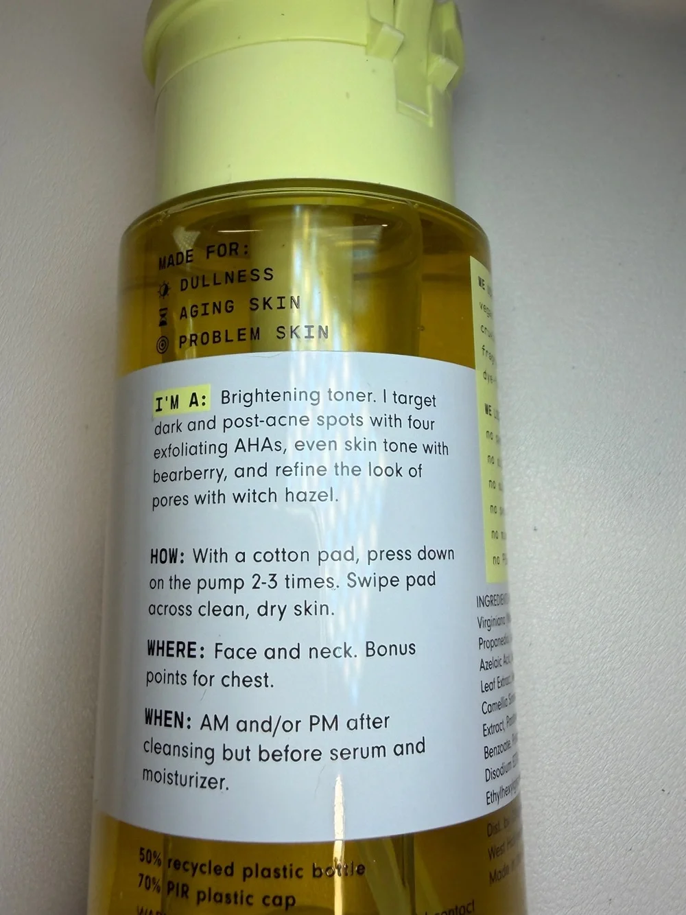 Versed Weekend Glow Daily Brightening Solution 120ml